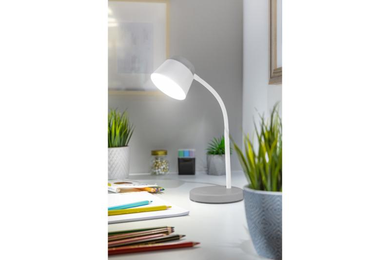 Decor На български: Настолна лампа Helin 6W 350lm AC220-240V 3-CCT PF> 0 5 RA>80 Сива 1208962491