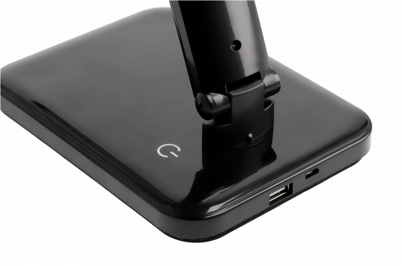 Decor HIKARI LED настолна лампа 6W 400lm AC220-240V 50/60Hz CCT черна 1208962495