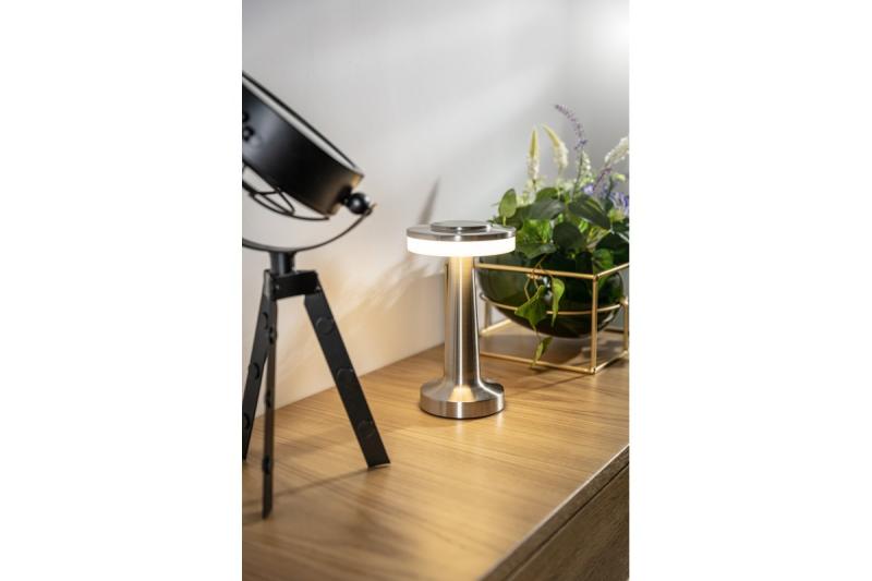 Decor Монум настолна лампа 3W 200lm DC 5V 1A 3000 K 3 бр. Димиране на батерия 1800 mAh инокс. 1208962503