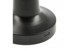 Decor Лампа за бюро Monum 3W 200lm DC 5V 1A 3000 K 3 градуса. Регулируема яркост. Батерия 1800 mAh, черна. 1208962504