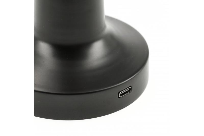 Decor Лампа за бюро Monum 3W 200lm DC 5V 1A 3000 K 3 градуса. Регулируема яркост. Батерия 1800 mAh, черна. 1208962504