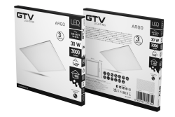 Осветително тяло LED ARGO, 30W, 3000lm, AC220-240V, 50/60 Hz, PF> 0.9, Ra≥80, IP44, IK08,140 °, 4000K 1208962626