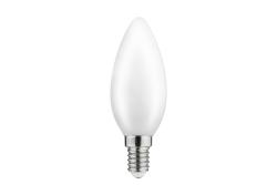 LED ИЗТОЧНИК НА СВЕТЛИНА, МЛЕЧЕН ФИЛАМЕНТ, A-G, C35, 3000K, E14, 4,0W, AC220-240V, 360°, 420lm, 44mA 1208962693