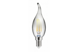 Декоративна LED светлина, FILAMENT, C35L, 27006, E14, 4W, 240lm, AC220-240V / 50-60Hz, RA>80, 360° 1208962696
