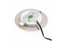 Decor LED стълбищна осветителна апаратура ESCADA OB DC12V кръгла матирана капачка 0,8W 70lm 4000K иноксов кабел 150см