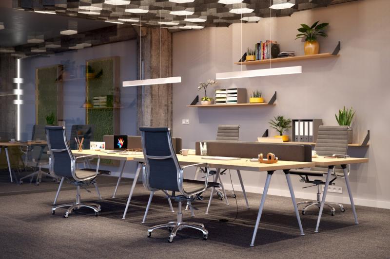 Decor LED осветително тяло FORTA 36W 2900lm AC220-240V 50/60 Hz PF>0,9 Ra≥80 IP20 IK08 180° 4000K бяло 1208962763