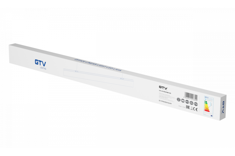 Decor LED висящо осветително тяло LIVIA 40W 3600lm AC220-240V 50-60Hz 100° RA>80 IP20 AL/PC 4000K 120cm черно 1208962913