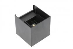 Decor Мисури-К LED лампа 7W 540lm AC220-240V 50/60 Hz PF>0.5 Ra≥80 IP54 IK08 4000K квадратна черна. 1208962994