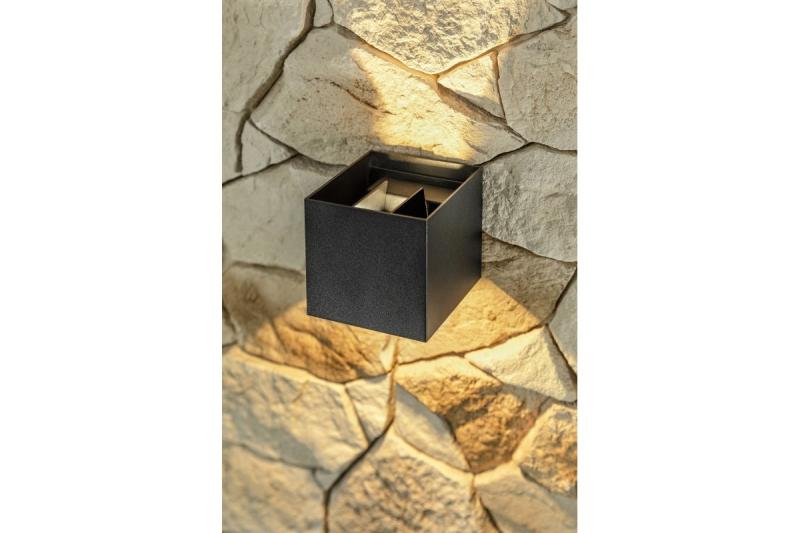 Decor Мисури-К LED лампа 7W 540lm AC220-240V 50/60 Hz PF>0.5 Ra≥80 IP54 IK08 4000K квадратна черна. 1208962994