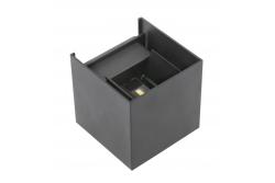 Decor Фиксирана LED лампа MISSOURI-K 7W 540lm AC220-240V 50/60 Hz PF> 0.5 Ra≥80 IP54 IK08 4000K квадратна сива. 1208962995