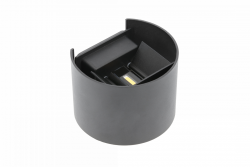 Decor Мисури-О LED лампа 7W 540lm AC220-240V 50/60 Hz PF>0.5 Ra≥80 IP54 IK08 4000K кръгла черна. 1208962996