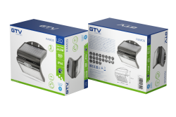 RAMOS Соларен фасаден осветител с датчик за движение/здрач, 50W, 300lm, 3,7V 1800mAh, IP44, 6000K, Черен 1208963115