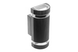 Decor Стенен осветител двупосочен SILVA GU10 MAX.2x50W IP54 AC220-240V 50/60Hz черен 1208963135