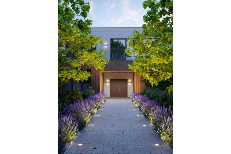 Decor Фасадно осветително тяло с двупосочна светлина TIAGO GU10 MAX. 2x35W IP54 AC220-240V 50/60Hz неръждаема стомана. 1208963199