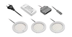 Декор кухня Комплект кухненско осветление с 3 спота с превключвател осветление топло бяло 1208963267