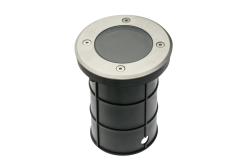 Decor Дворното осветително тяло ALFA-O с вградена фасунга за крушки до 50 W GU10, със защита IP67, работещо на напрежение AC220-240V 50/60Hz, изработено от неръждаема стомана. 1208963695