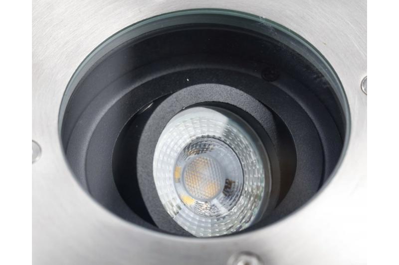 Decor Превод на български: Прожектор BETA-K с регулируем ъгъл, максимална мощност 50 W GU10 IP67 AC220-240V 50/60Hz, неръждаема стомана. 1208963697