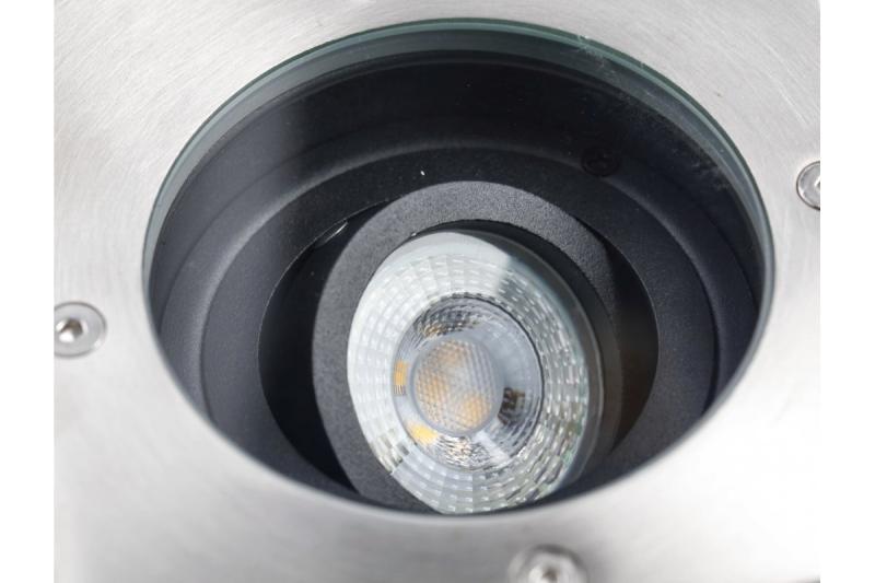 Decor INRUN СВЕТИЛКА BETA-O с регулируем ъгъл макс. 50 W GU10 IP67 AC220-240V 50/60Hz неръждаема стомана 1208963698