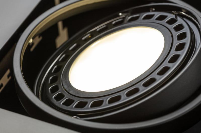 Decor ПИРЕО таванна лампа вградена ЕДИНИЧНА черна/черна 1208963774