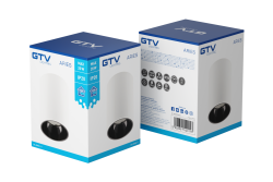 Decor Таванна лампа ARIES PC 73x105мм IP20 максимум 20W кръгла бяла/черна. 1208963818