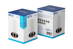 Decor Таванна лампа ARIES PC 73x105мм IP20 максимум 20W кръгла бяла/черна хром 1208963820