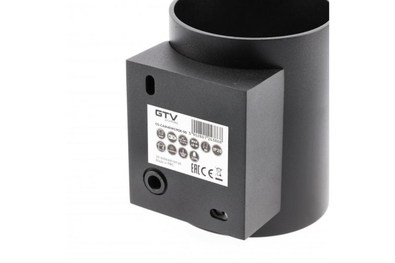 Decor Стенен монтаж CAMPIONE алуминий G9 IP20 макс. 40W IP20 кръгъл черен. 1208963851