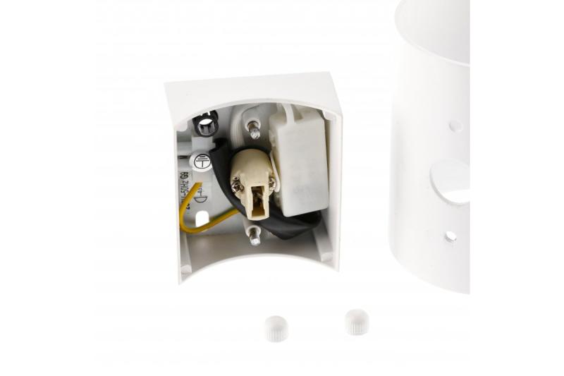 Decor Стенен монтаж CAMPIONE алуминиев G9 IP20 макс. 40W IP20 кръгъл бял. 1208963852