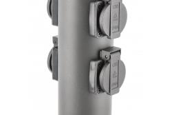 Decor Градинска пост CORTA-P 36 IP54 AC220-240V 50-60Hz 4 * Schucko гнездо макс. 3500W графит 1208963859
