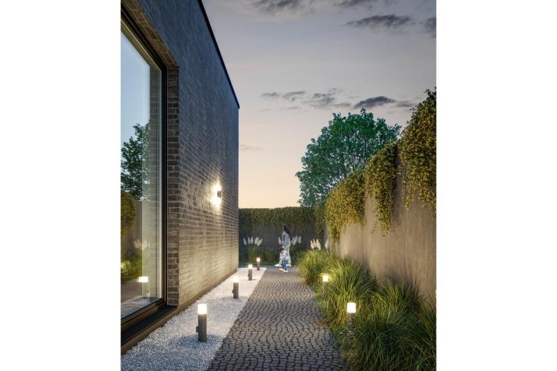 Decor Градинско осветително тяло CORTA-P 40 E27 MAX.25W IP44 AC220-240V 50-60Hz стълб антрацит 1208963860