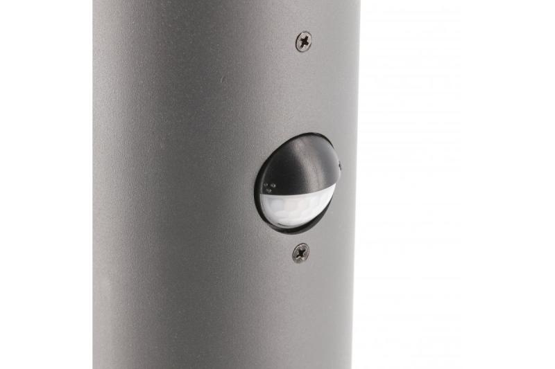 Decor Градинска лампа CORTA-P PIR 40 E27 MAX.25W IP44 AC220-240V 50-60Hz пост графит 1208963862