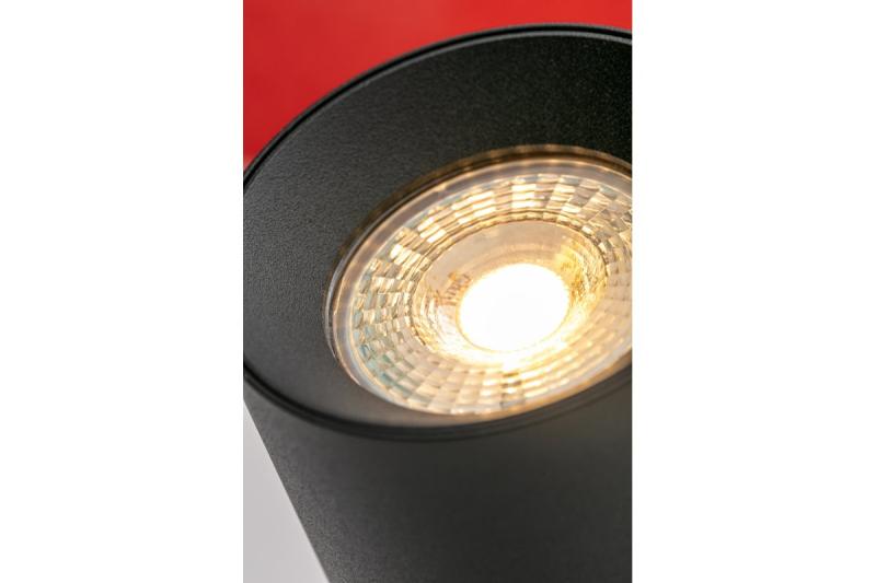 Decor Таванен осветител FARGO алуминий 70x160мм IP20 максимум 20W кръгъл черен 1208963876