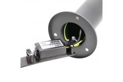 Decor KERTA-P 50 градинско осветление E27 MAX.12W IP44 AC220-240V 50-60Hz болард графит 1208963907