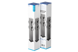 Decor Градинска пост LARGO-P 36 IP44 AC220-240V 50-60Hz 4 * шуко контакт макс. 3500W пост графит 1208963917