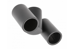 Decor Таванна лампа LUPO алуминий 17.5x5.6x11.5 IP20 2*GU10 макс. 50W кръгла черна 1208963926