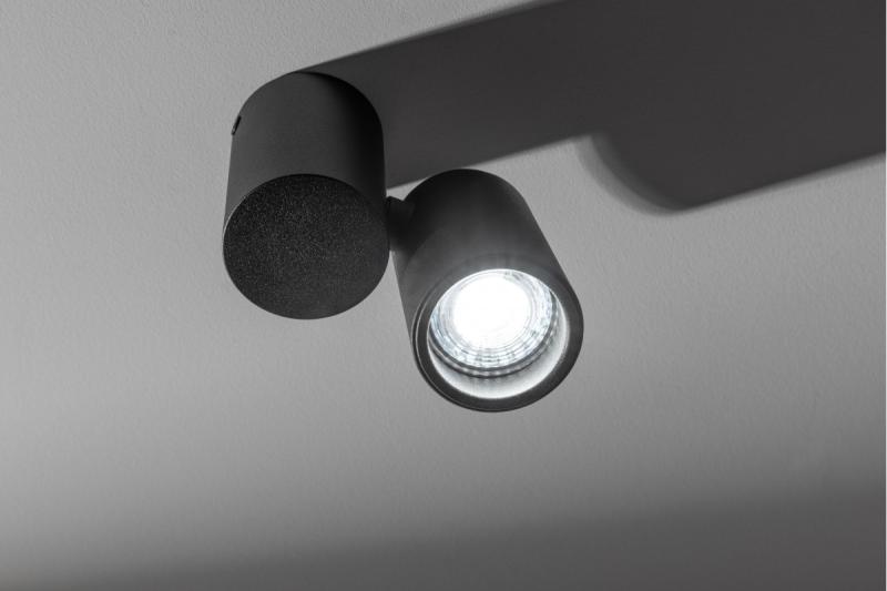 Decor Таванна лампа LUPO алуминий 11.6x5.6x11.5 IP20 1*GU10 макс. 50W кръгла черна 1208963928