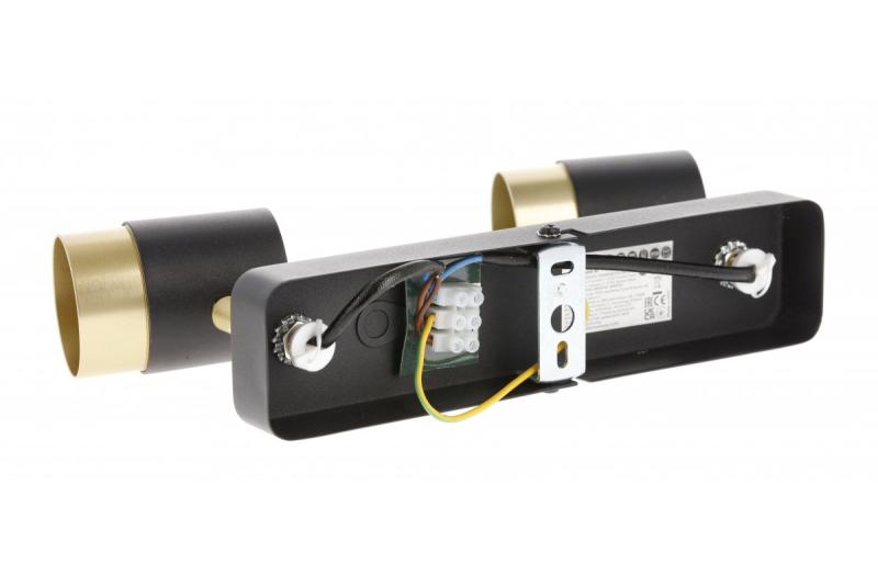 Decor Таванна лампа ORIO алуминиева 24.0x5.5x14.0 IP20 2*GU10 макс. 50W кръгла черна 1208963965