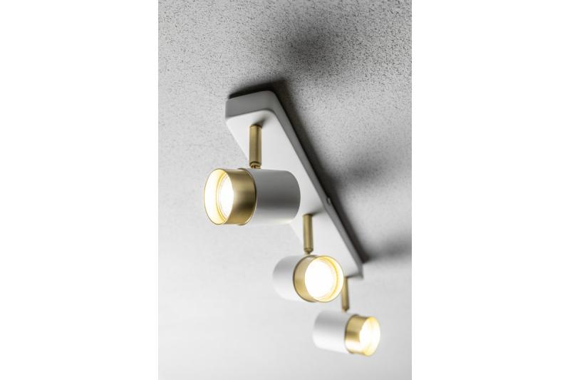 Decor Таванна лампа ORIO алуминий 43.0x5.5x14.0 IP20 3*GU10 макс. 50W кръгла бяла 1208963966