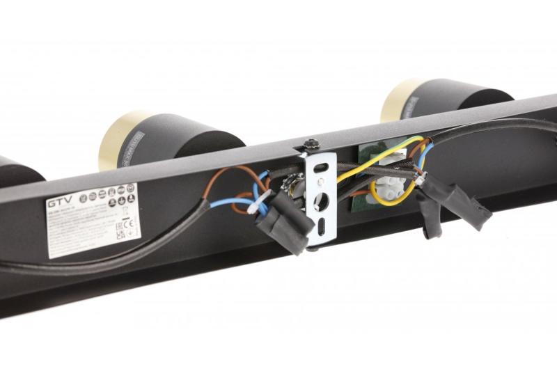 Decor Таванна лампа ORIO алуминий 43.0x5.5x14.0 IP20 3*GU10 макс. 50W кръгла черна 1208963967