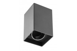 Decor Светлинно тяло за таван RESTO PC 80x80x125мм IP20 максимална мощност 20W квадратно черно. 1208963987