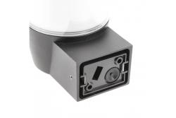 Decor Градинска лампа TORA-AU E27 MAX.15W IP54 AC220-240V 50-60Hz, черна, за монтаж на стена. 1208964023