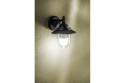 Decor Градинска лампа TOSKANA-AD E27 MAX.60W IP54 AC220-240V 50-60Hz плоско черна 1208964026