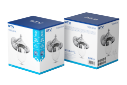 Decor Градинска лампа TOSKANA-AD E27 MAX.60W IP54 AC220-240V 50-60Hz проста стенна лампа сива. 1208964027