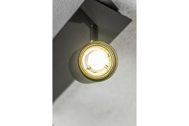 Decor Таванна лампа VENETO IP20 макс. 20W 2 x GU10 кръгла черна. 1208964038