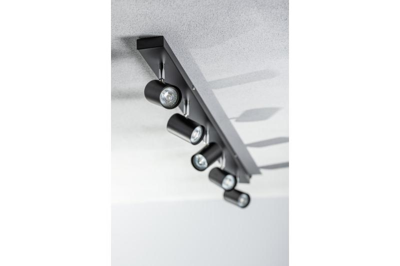 Decor Таванна лампа VENETO IP20 макс. 20W 5 x GU10 кръгла черна. 1208964044