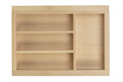 Декор Кътле Поставки за прибори Регулируема вложка за шкафове 400-600 мм Цвят Бук 1208966289