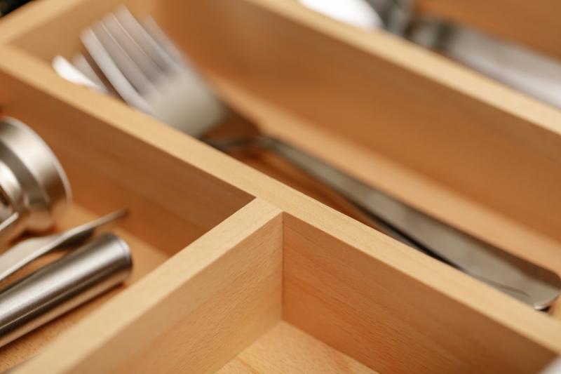 Декор Кътъл Прибори за прибори Регулируем приборник Цвят Бук 1208966290