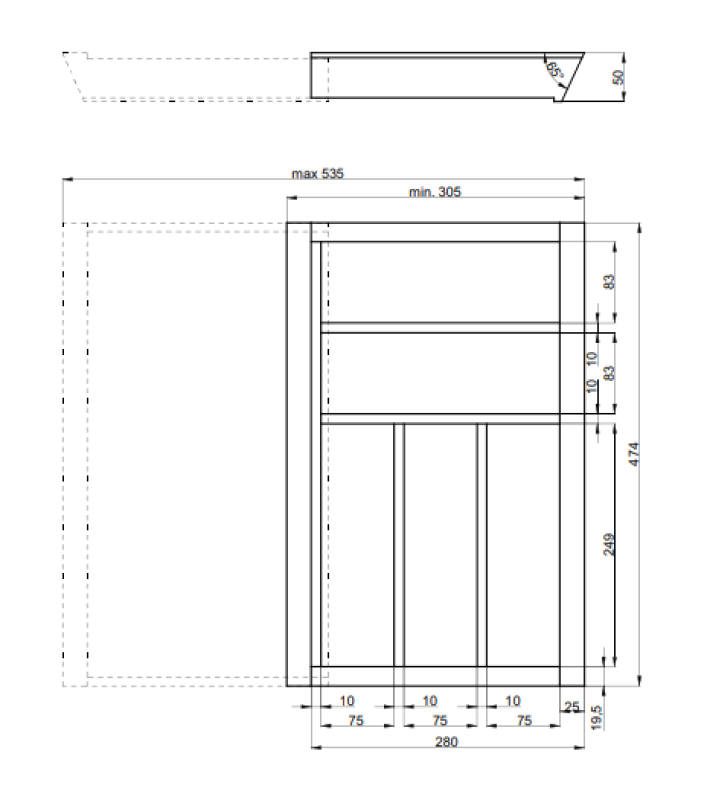 Декор Кътъл Прибори за прибори Регулируем приборник Цвят Бук 1208966290