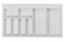 Декор Cutle Поставки за прибори Вложка за кухненско чекмедже 900 Бял 1208966381