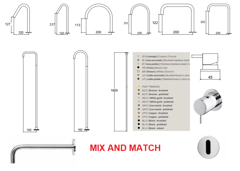 Водна революция вградена мивка Flow с инфрачервен сензор на батерии, изчистен светло злато T118EBWGE