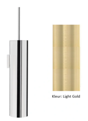 Waterevolution Flow Комплект четка за тоалетна за стена PVD Light Gold A241WGE